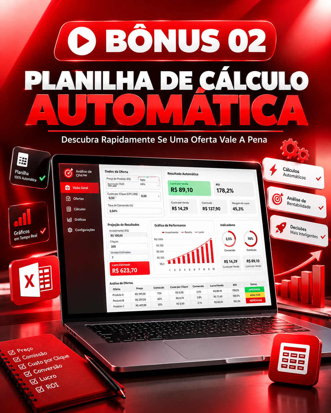 Planilha de cálculo automática